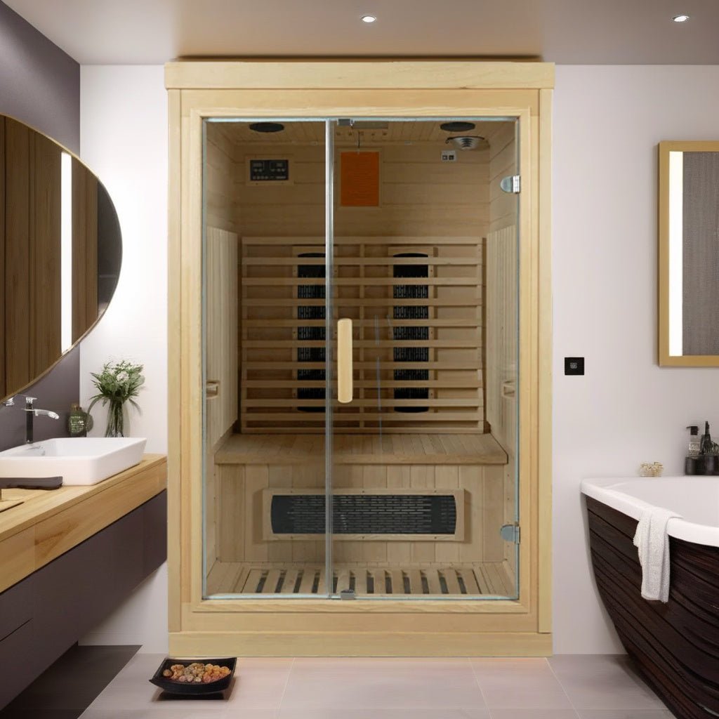 Bliss 2 Sauna – Luxury Wellness Sauna for Two – Cal Sauna – Premium Home Sauna for Couples & Relaxation-Cal Spa-InHouse Wellness