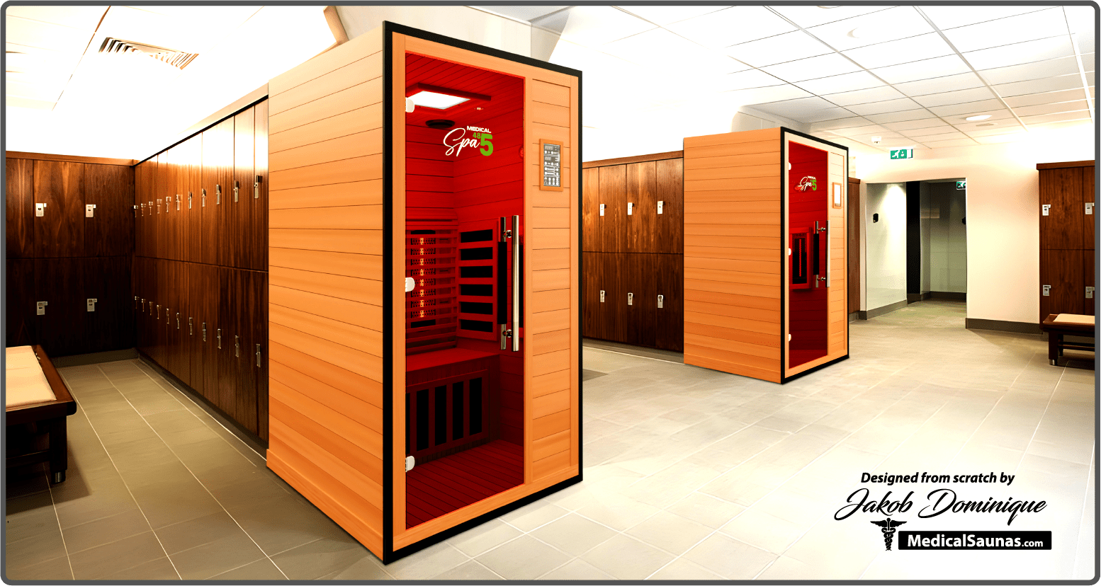 Commercial 485 Sauna - Premium Infrared Sauna for One Person-Medical Saunas-InHouse Wellness