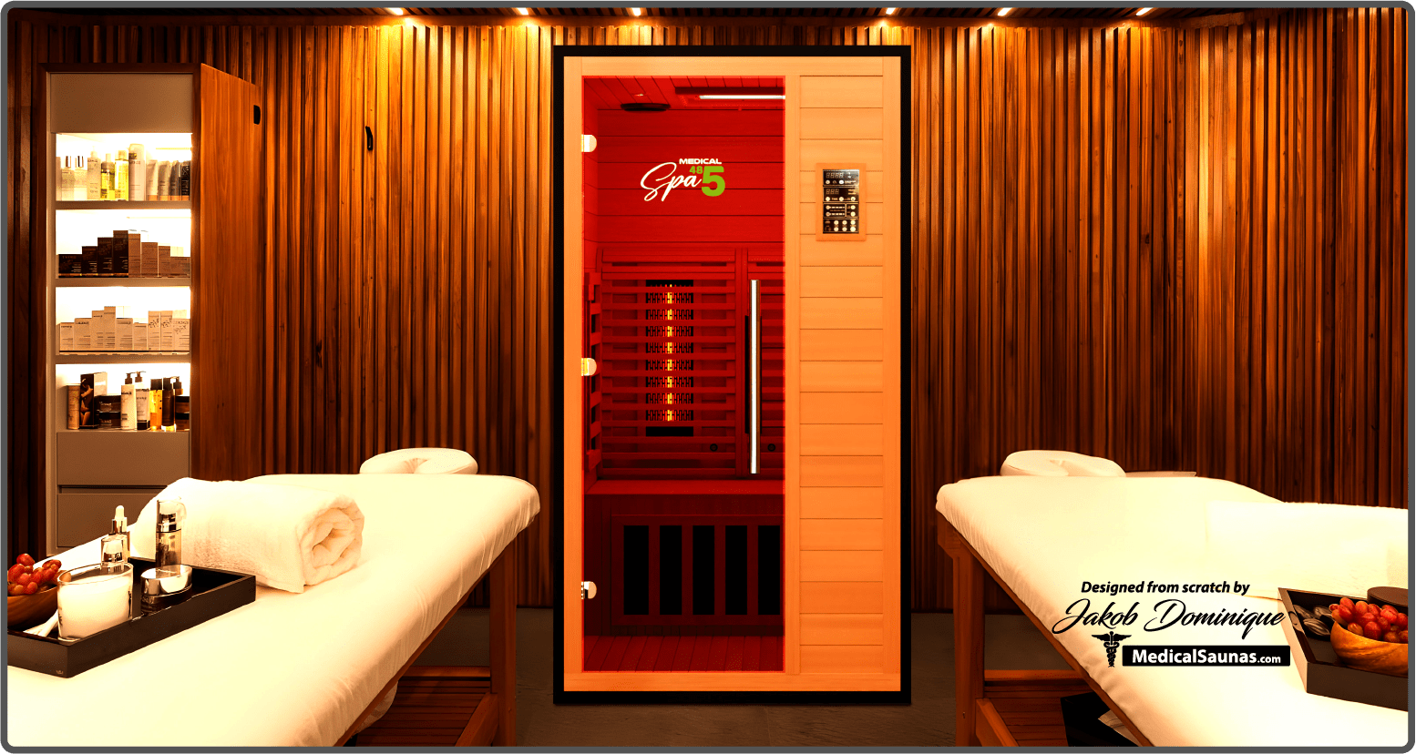 Commercial 485 Sauna - Premium Infrared Sauna for One Person-Medical Saunas-InHouse Wellness