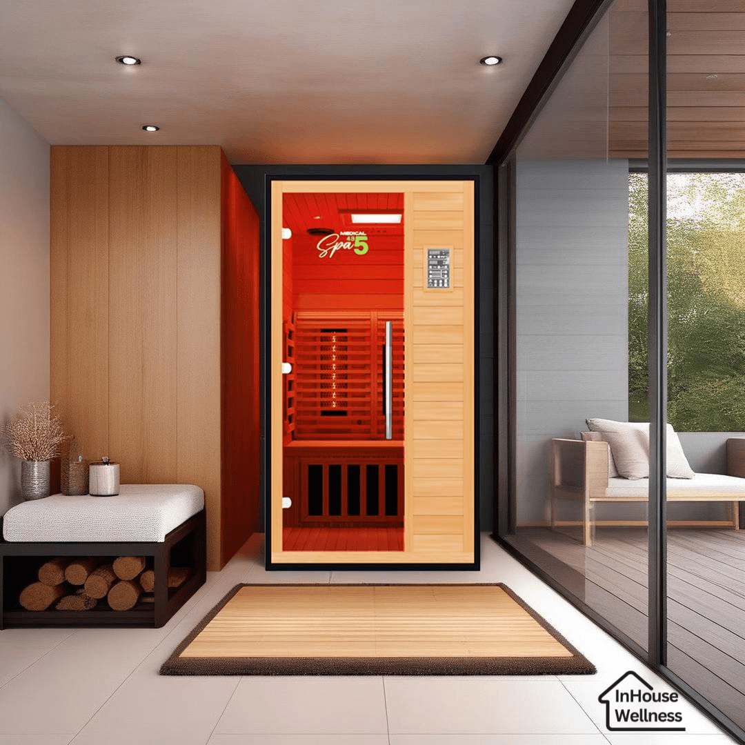 Commercial 485 Sauna - Premium Infrared Sauna for One Person-Medical Saunas-InHouse Wellness