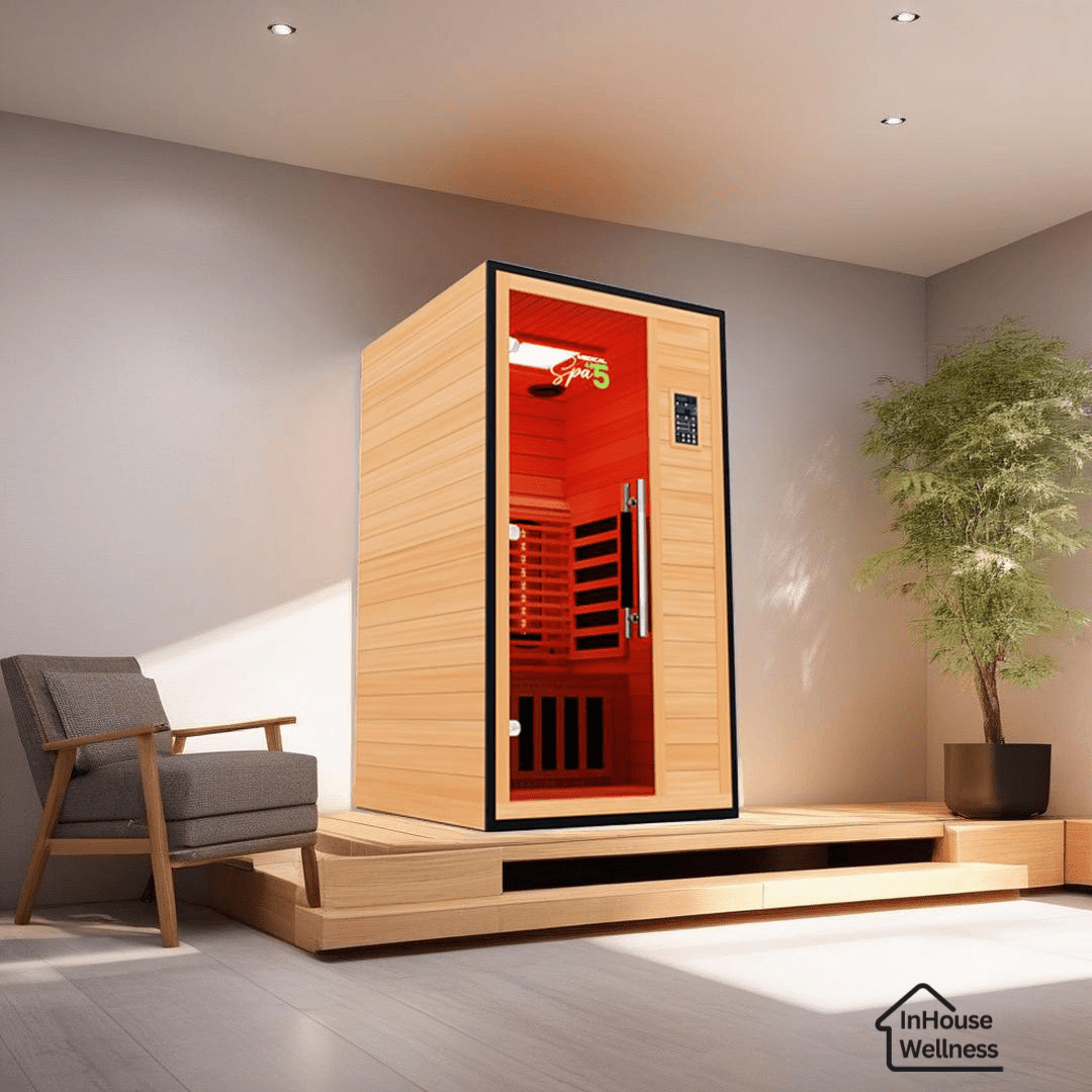 Commercial 485 Sauna - Premium Infrared Sauna for One Person-Medical Saunas-InHouse Wellness