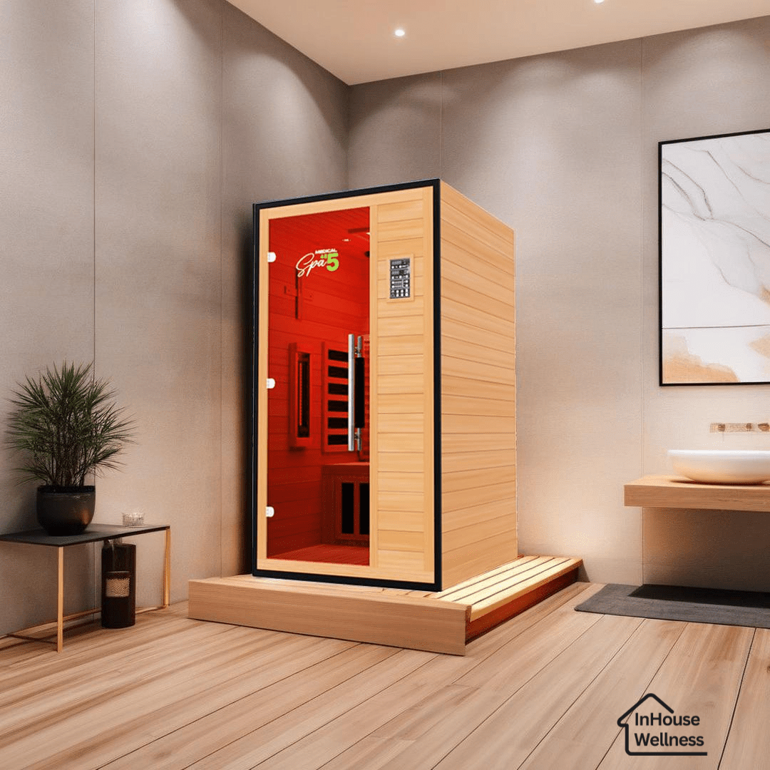 Commercial 485 Sauna - Premium Infrared Sauna for One Person-Medical Saunas-InHouse Wellness