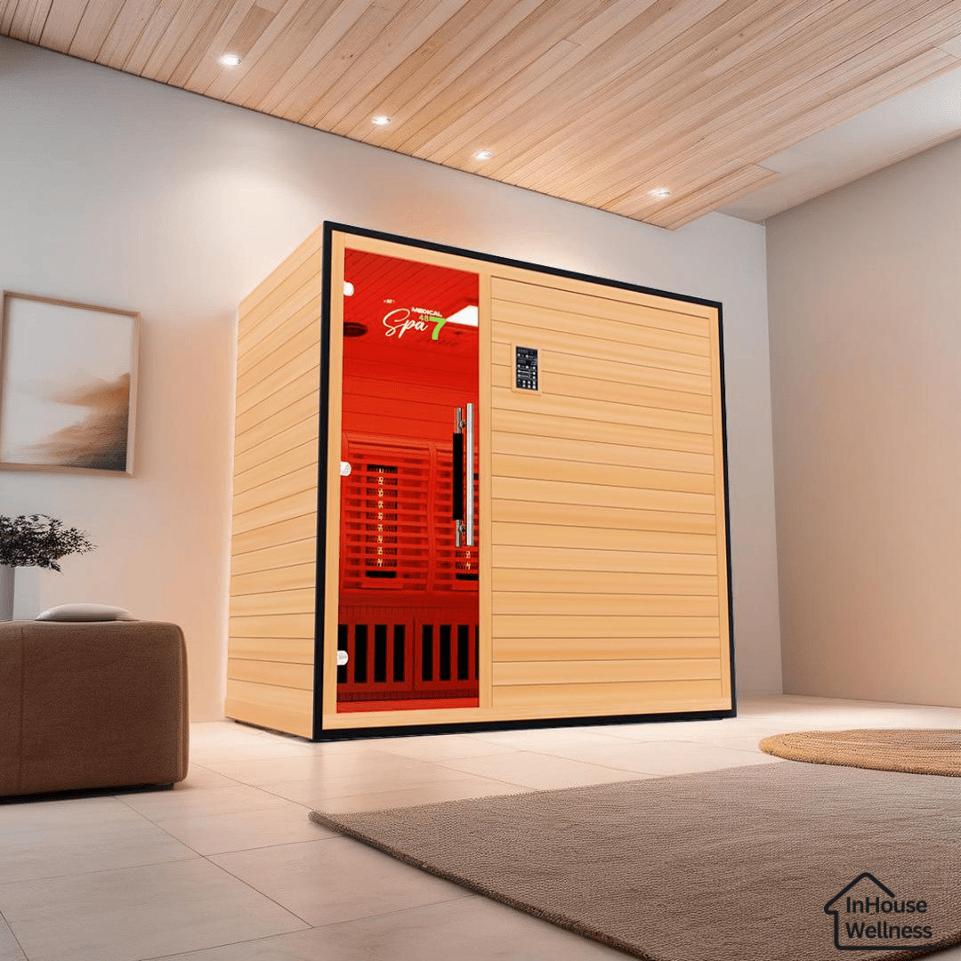 Commercial Spa 487™ Medical Sauna | 3-Person, Red Light Therapy, EMF-Free Design-Medical Saunas-InHouse Wellness