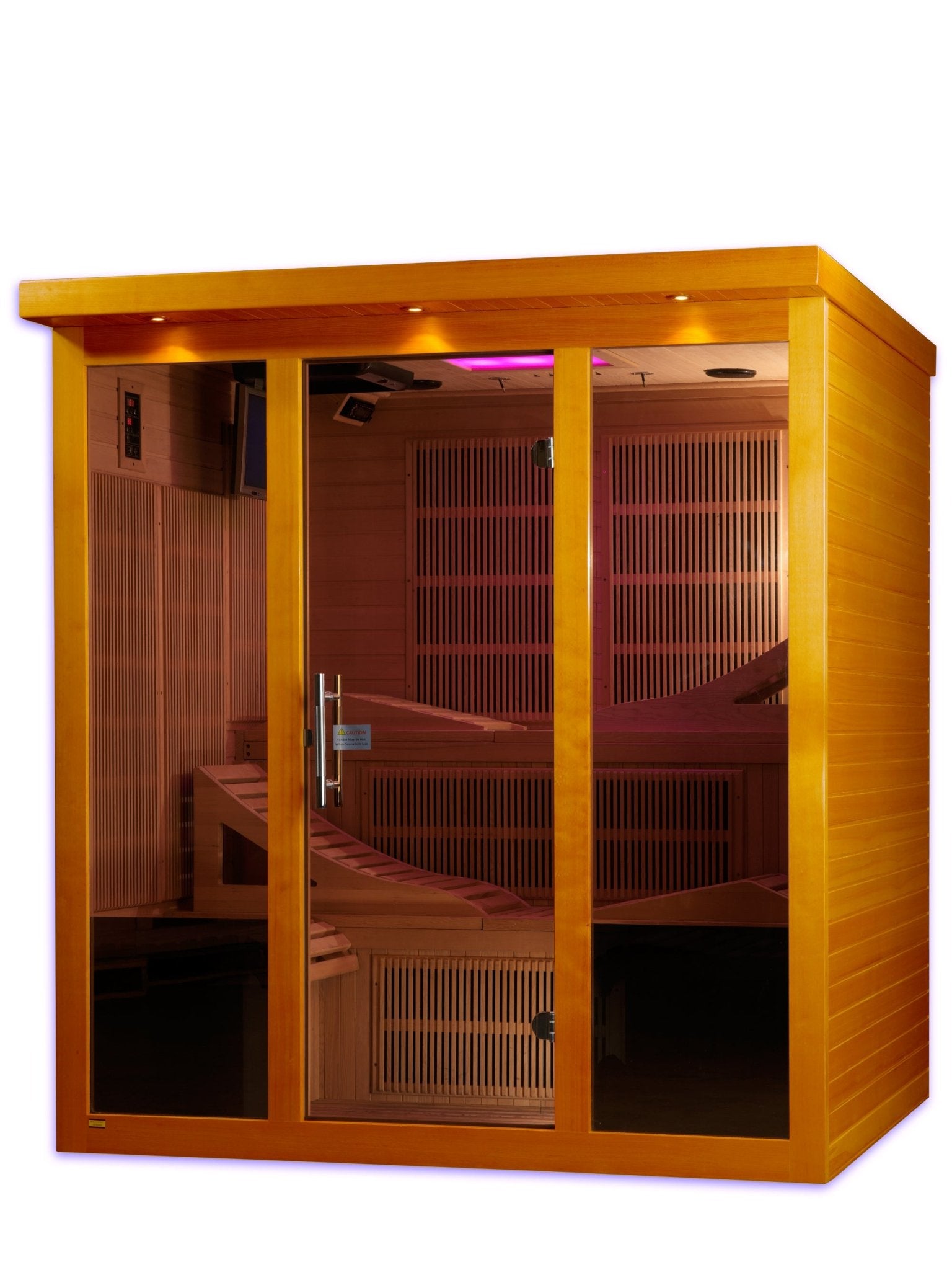 Dynamic Monaco 6-person Ultra Low EMF (Under 3MG) FAR Infrared Sauna-Dynamic Saunas-InHouse Wellness