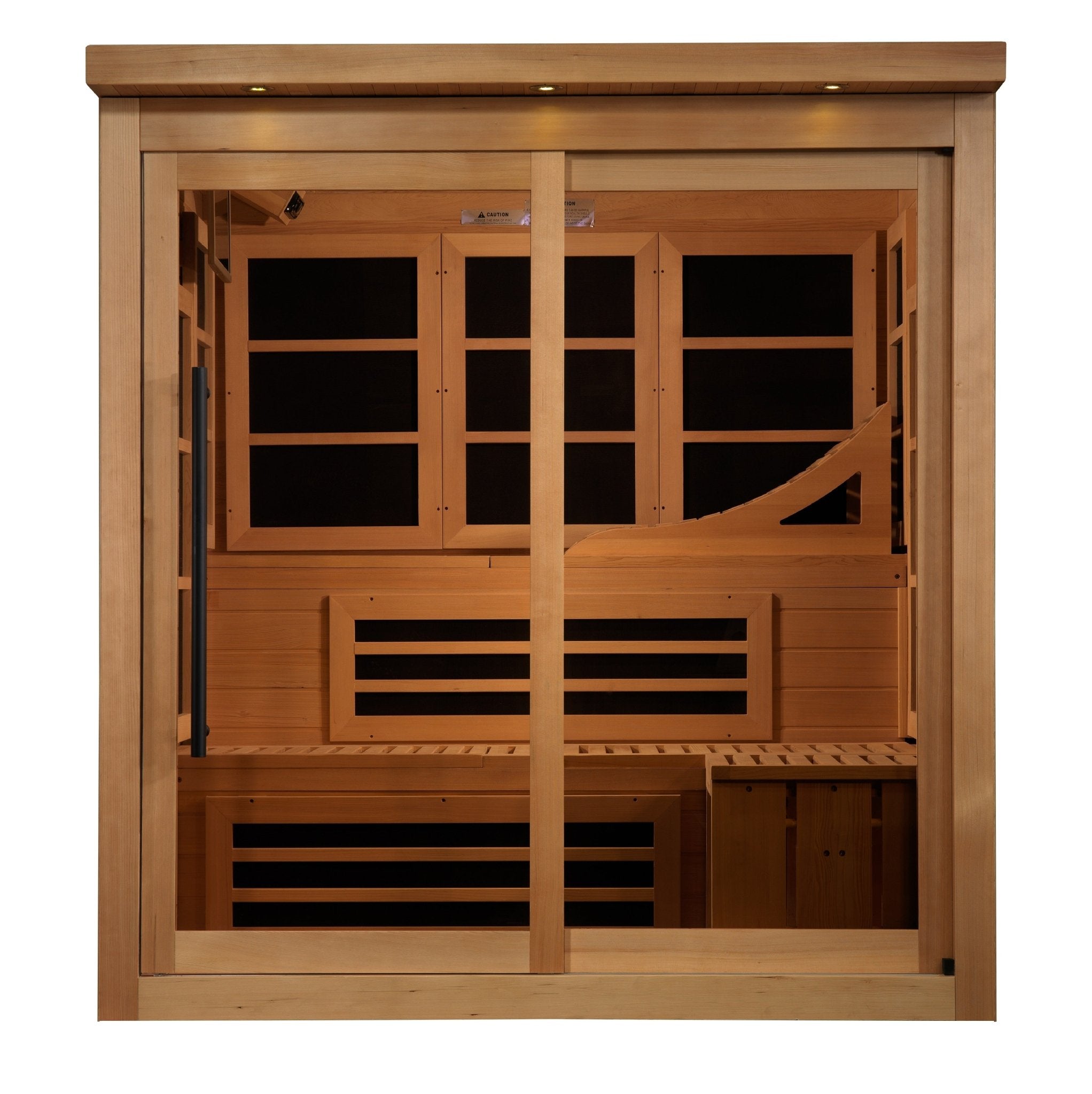 Golden Designs Monaco Limited Edition GDI-6996-02 Near Zero EMF 6-Person FAR Infrared Sauna-Golden Designs Inc-InHouse Wellness