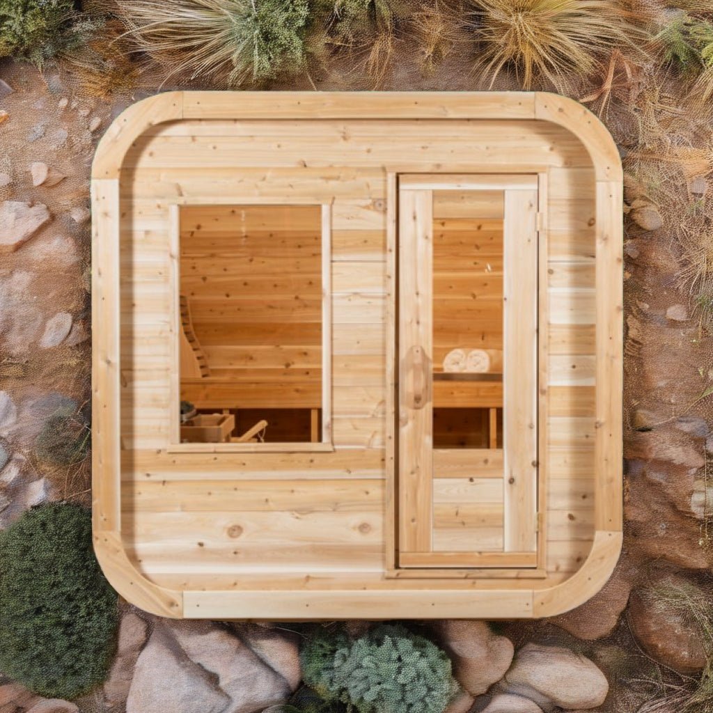 LeisureCraft Luna Sauna – Fits 2-3 People-Dundalk Leisurecraft-InHouse Wellness