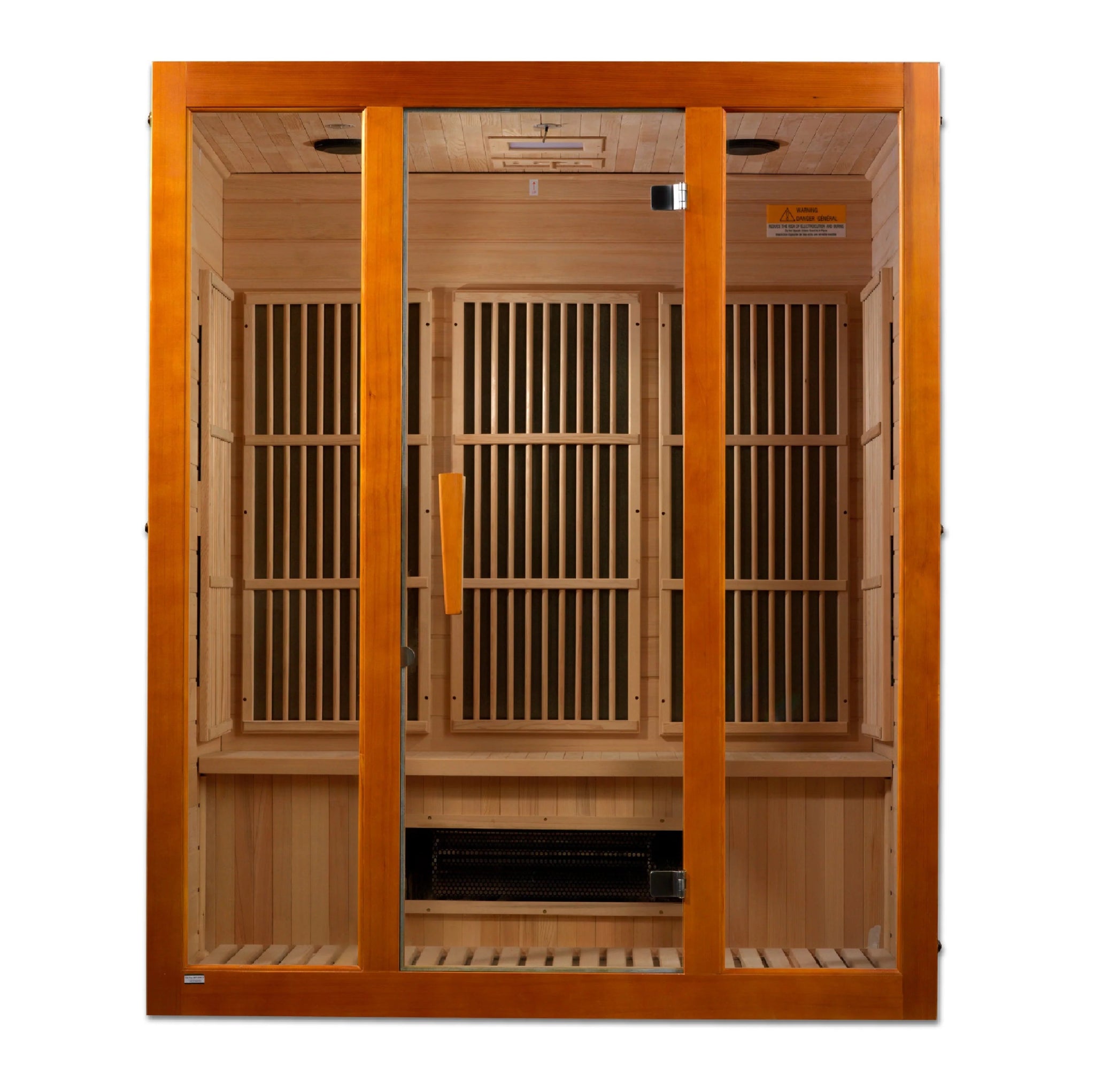 Maxxus "Alpine" Dual Tech 3 person Low EMF FAR Infrared Sauna Canadian Hemlock-Maxxus-InHouse Wellness