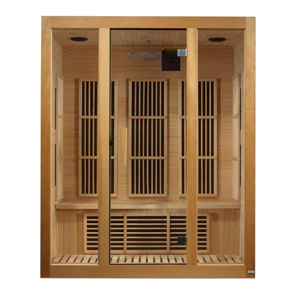 Maxxus "Bellevue" 3-Person Near Zero EMF FAR Infrared Sauna – Canadian Hemlock-Maxxus-InHouse Wellness