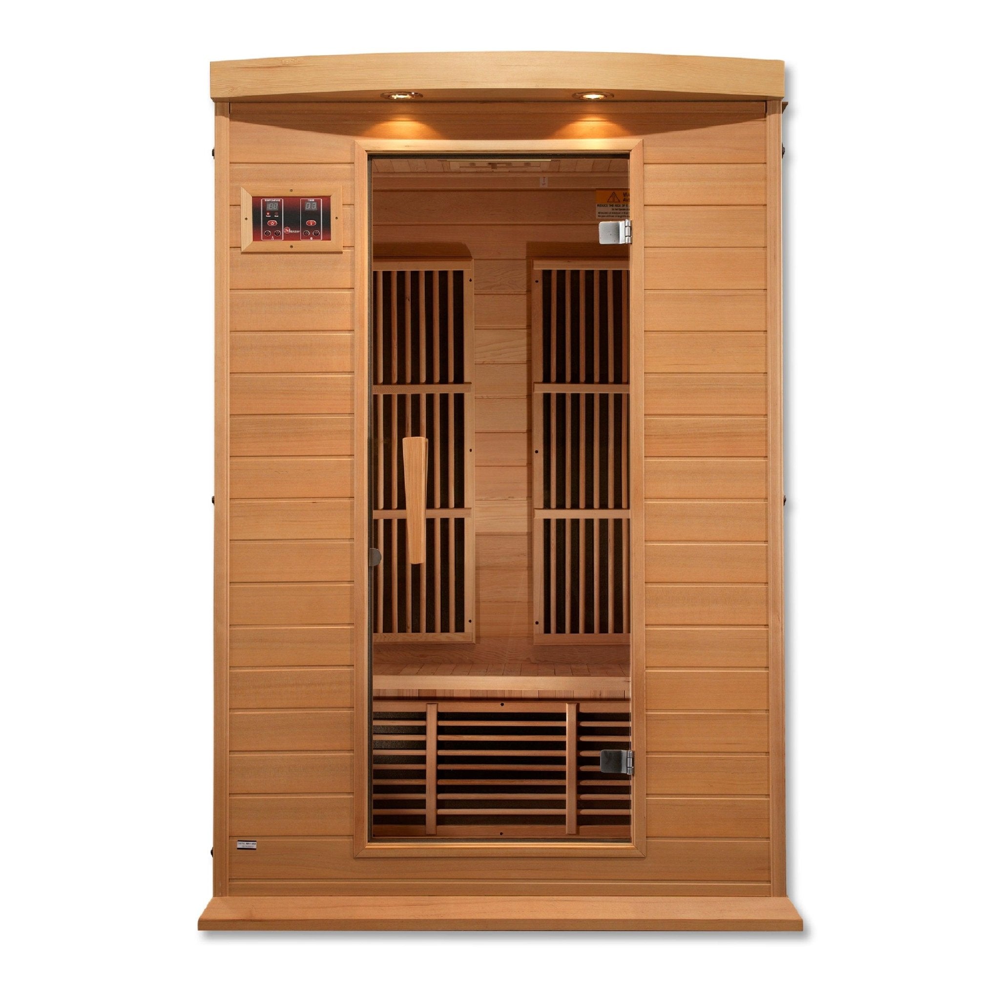 Maxxus Low EMF FAR Infrared Sauna – Canadian Hemlock – 2-Person Capacity-Maxxus-InHouse Wellness
