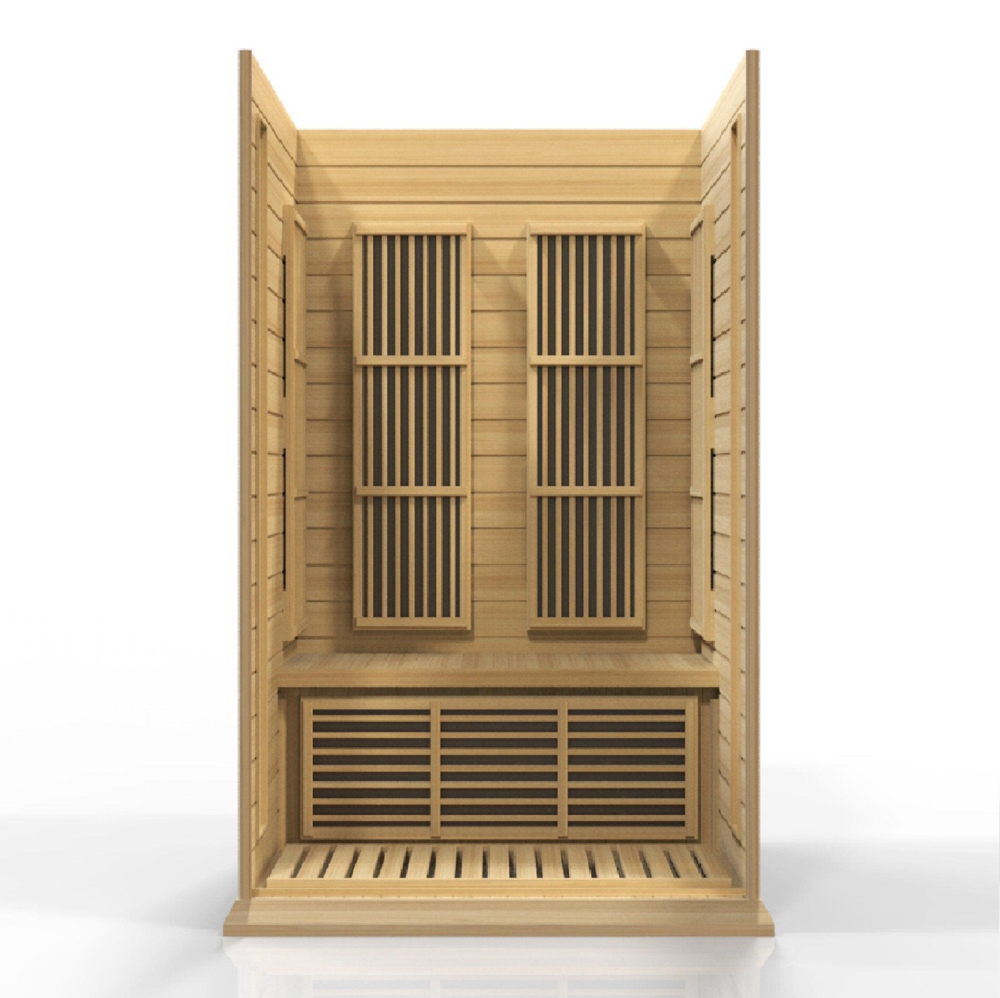 Maxxus Low EMF FAR Infrared Sauna – Canadian Hemlock – 2-Person Capacity-Maxxus-InHouse Wellness