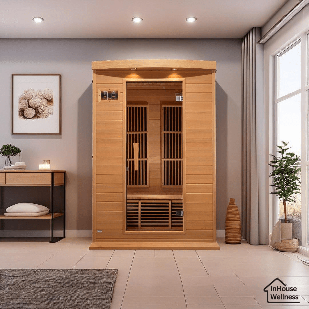 Maxxus Low EMF FAR Infrared Sauna – Canadian Hemlock – 2-Person Capacity-Maxxus-InHouse Wellness