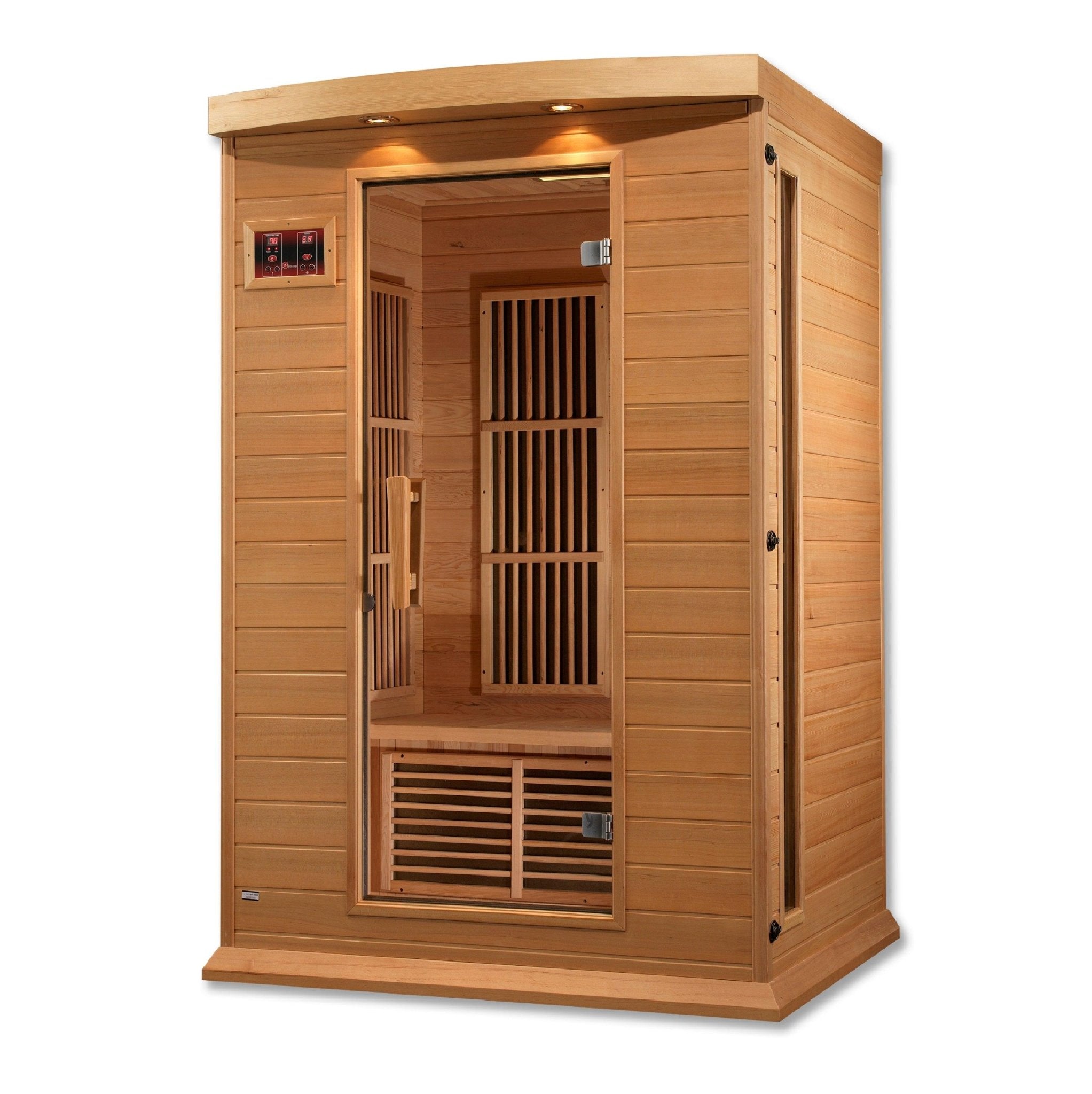 Maxxus Low EMF FAR Infrared Sauna – Canadian Hemlock – 2-Person Capacity-Maxxus-InHouse Wellness