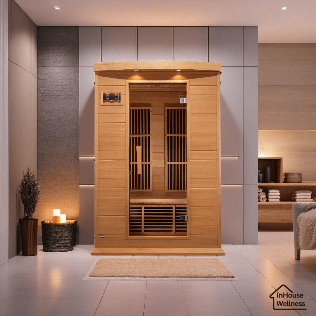 Maxxus Low EMF FAR Infrared Sauna – Canadian Hemlock – 2-Person Capacity-Maxxus-InHouse Wellness