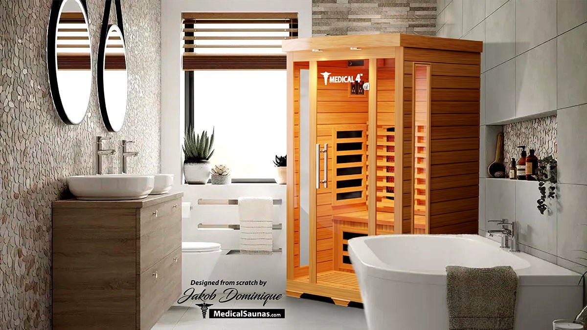 Medical 4 Infrared Sauna | 2-Person Doctor-Designed Healing Sauna-Medical Saunas-InHouse Wellness