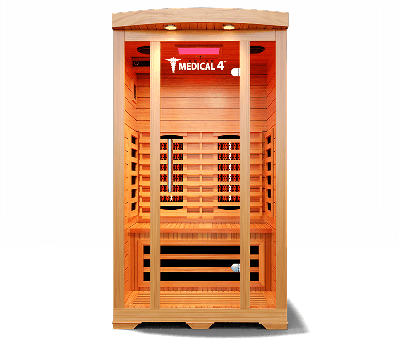 Medical 4 Infrared Sauna | 2-Person Doctor-Designed Healing Sauna-Medical Saunas-InHouse Wellness