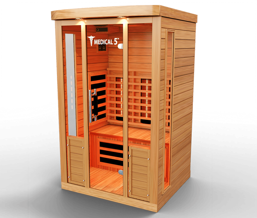 Medical 5 Infrared Sauna - 3-Person Full Spectrum with Advanced Health Features-Medical Saunas-InHouse Wellness