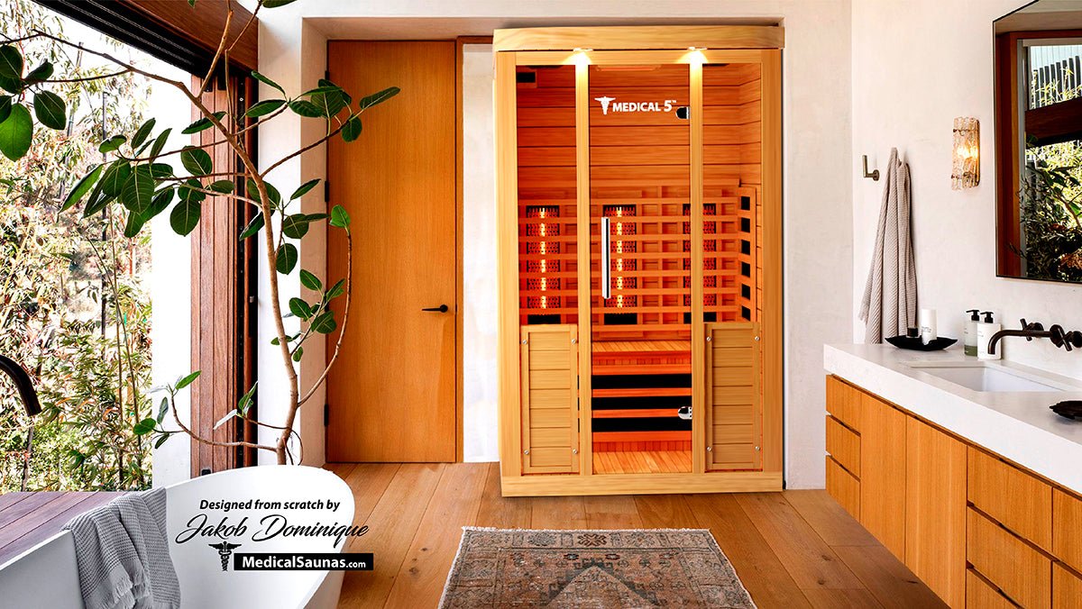 Medical 5 Infrared Sauna - 3-Person Full Spectrum with Advanced Health Features-Medical Saunas-InHouse Wellness