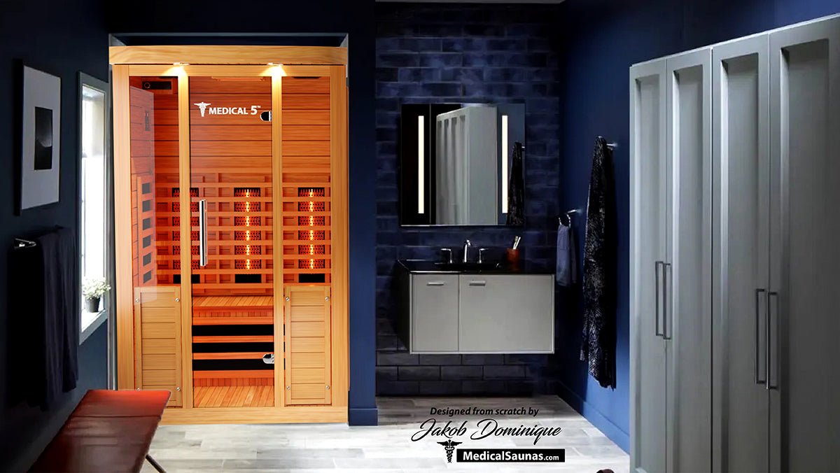 Medical 5 Infrared Sauna - 3-Person Full Spectrum with Advanced Health Features-Medical Saunas-InHouse Wellness