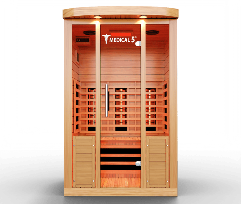 Medical 5 Infrared Sauna - 3-Person Full Spectrum with Advanced Health Features-Medical Saunas-InHouse Wellness