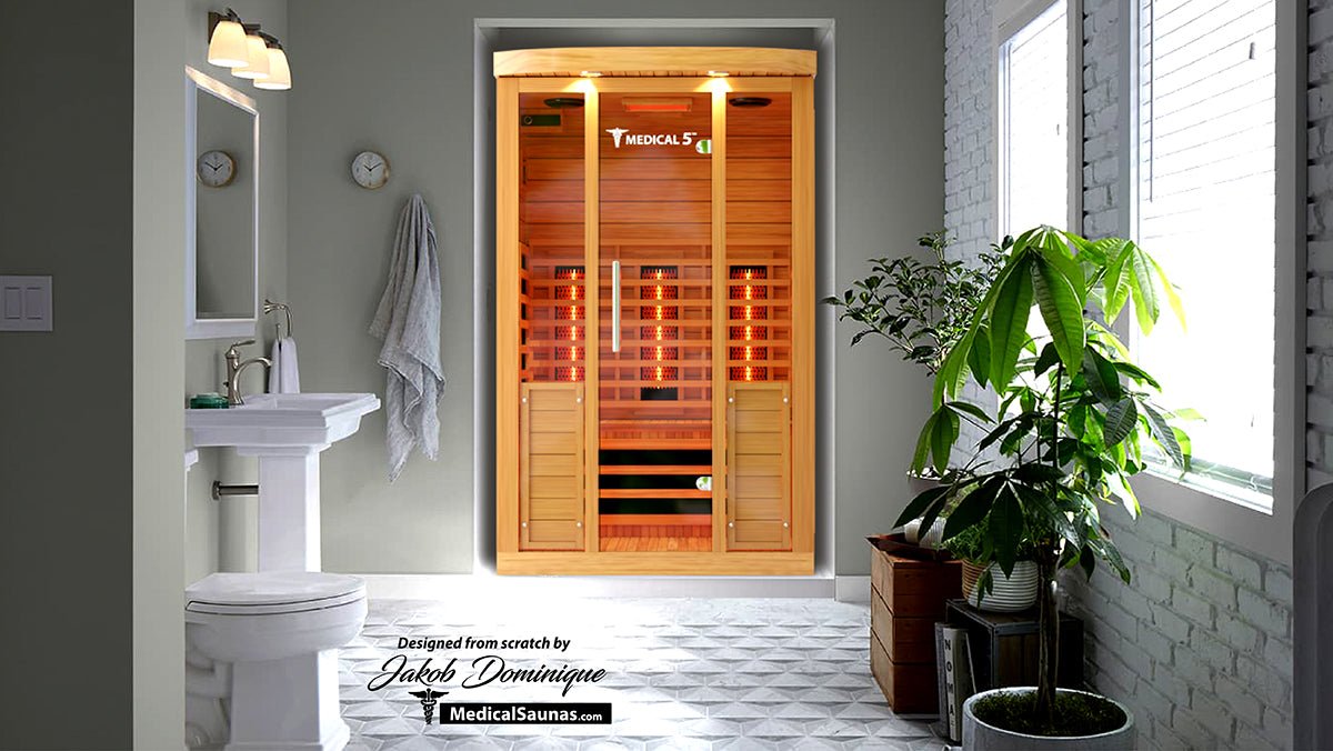 Medical 5 Infrared Sauna - 3-Person Full Spectrum with Advanced Health Features-Medical Saunas-InHouse Wellness