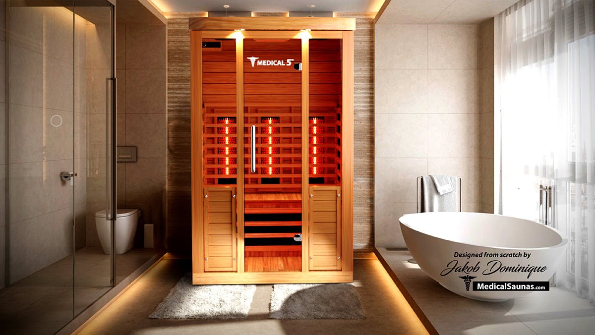 Medical 5 Infrared Sauna - 3-Person Full Spectrum with Advanced Health Features-Medical Saunas-InHouse Wellness