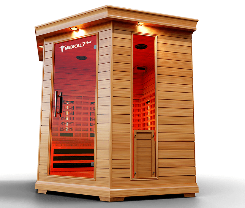 Medical 7 Plus Infrared Sauna - 4-6 Person Full-Spectrum Wellness-Medical Saunas-InHouse Wellness