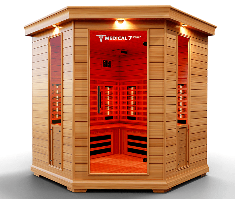 Medical 7 Plus Infrared Sauna - 4-6 Person Full-Spectrum Wellness-Medical Saunas-InHouse Wellness