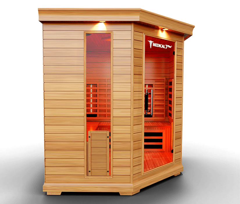 Medical 7 Plus Infrared Sauna - 4-6 Person Full-Spectrum Wellness-Medical Saunas-InHouse Wellness