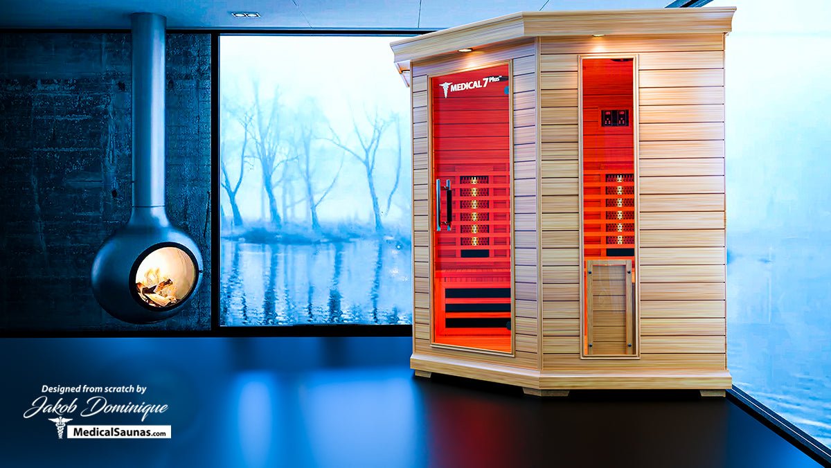 Medical 7 Plus Infrared Sauna - 4-6 Person Full-Spectrum Wellness-Medical Saunas-InHouse Wellness