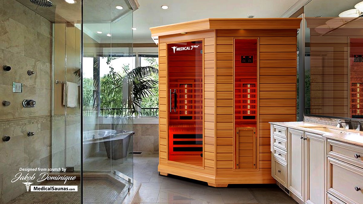 Medical 7 Plus Infrared Sauna - 4-6 Person Full-Spectrum Wellness-Medical Saunas-InHouse Wellness