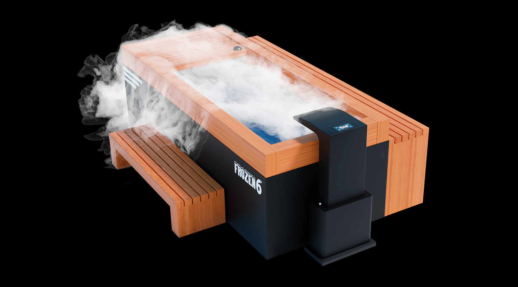 Medical Frozen 6 Cold Plunge | XL Size with Essential Oil Infuser & Steam Generator-Frozen-InHouse Wellness