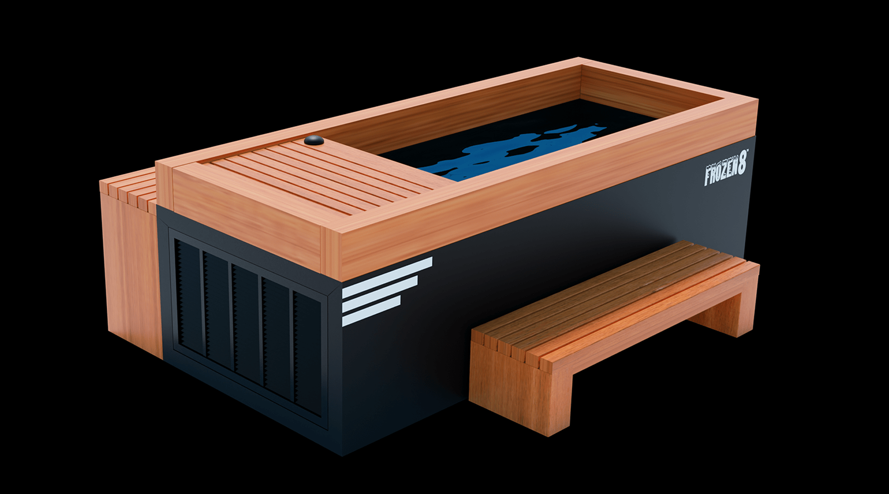 Medical Frozen 8 Cold Plunge – Essential Oil Infuser, 37°F Freezing, Indoor-Outdoor Use-Frozen-InHouse Wellness