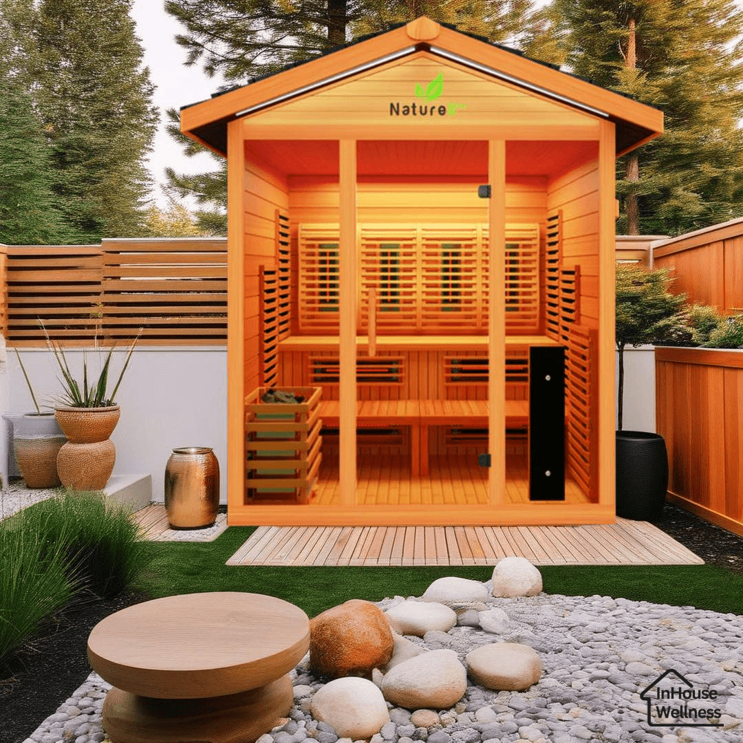 Nature 8 Plus Medical Sauna | 4-6 Person Indoor & Outdoor Full Spectrum Sauna-Medical Saunas-InHouse Wellness