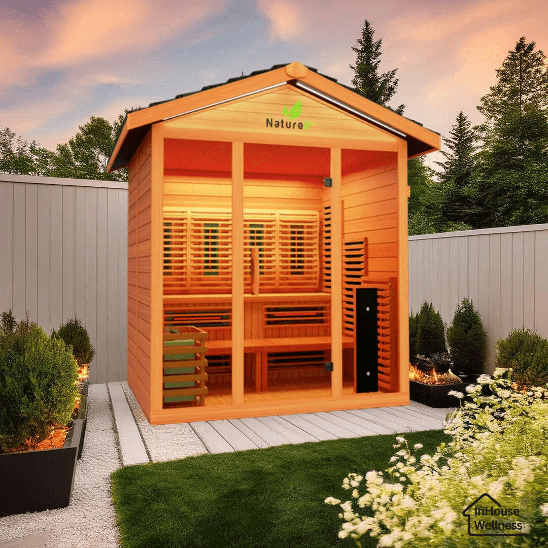 Nature 8 Plus Medical Sauna | 4-6 Person Indoor & Outdoor Full Spectrum Sauna-Medical Saunas-InHouse Wellness