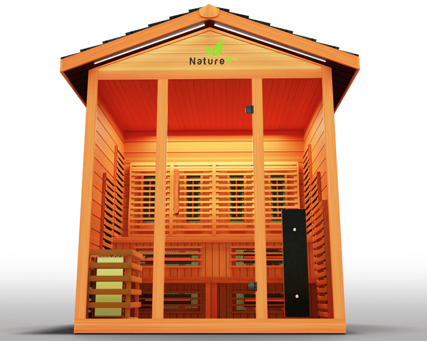 Nature 8 Plus Medical Sauna | 4-6 Person Indoor & Outdoor Full Spectrum Sauna-Medical Saunas-InHouse Wellness