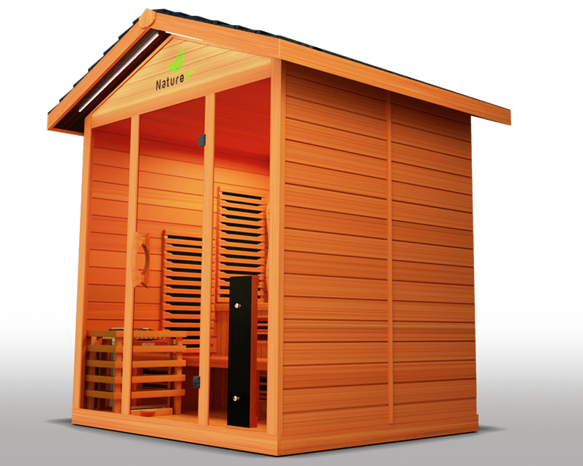 Nature 8 Plus Medical Sauna | 4-6 Person Indoor & Outdoor Full Spectrum Sauna-Medical Saunas-InHouse Wellness