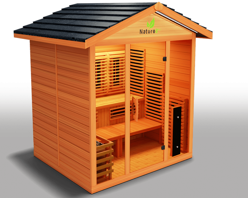 Nature 8 Plus Medical Sauna | 4-6 Person Indoor & Outdoor Full Spectrum Sauna-Medical Saunas-InHouse Wellness