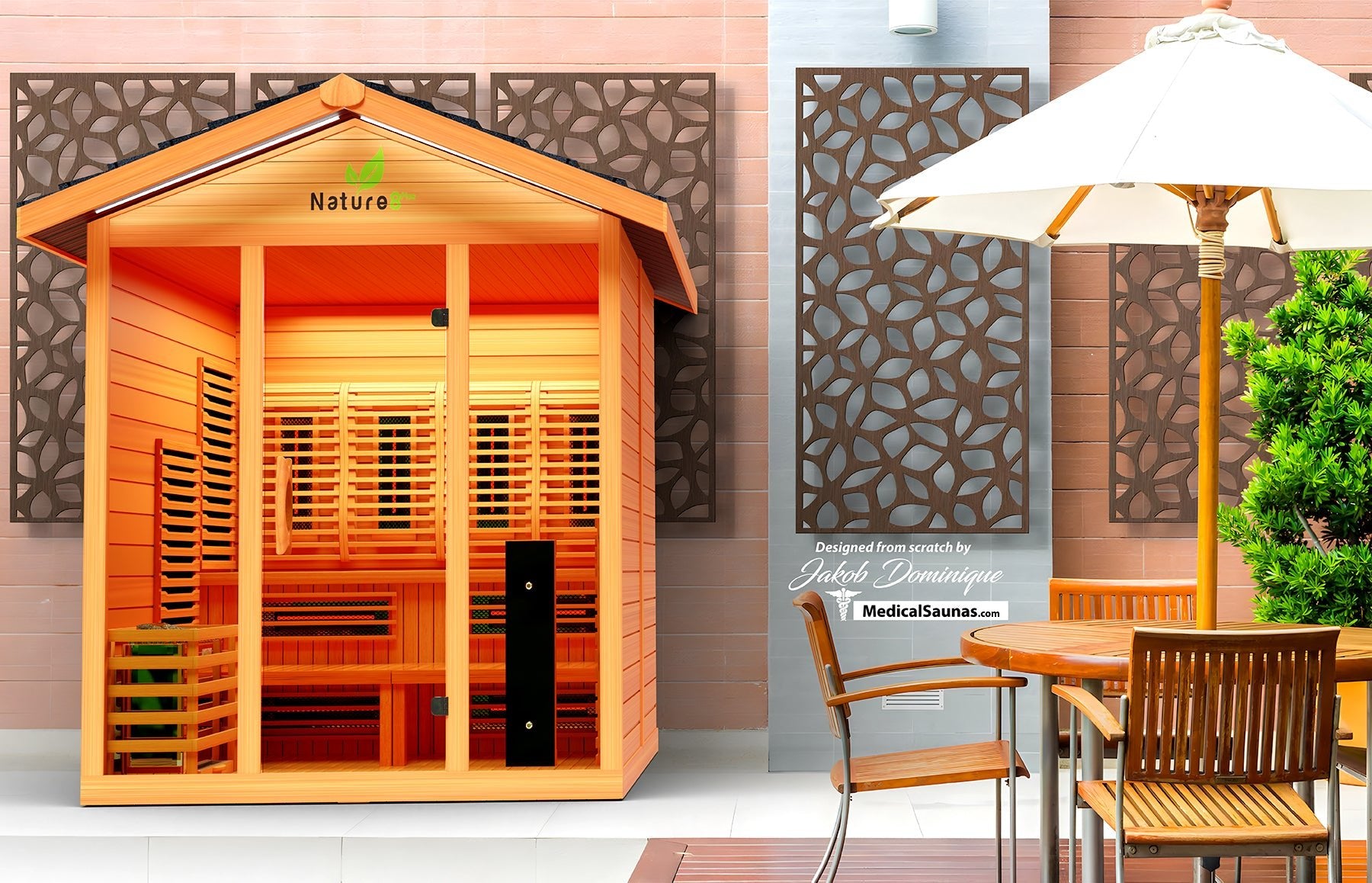 Nature 8 Plus Medical Sauna | 4-6 Person Indoor & Outdoor Full Spectrum Sauna-Medical Saunas-InHouse Wellness