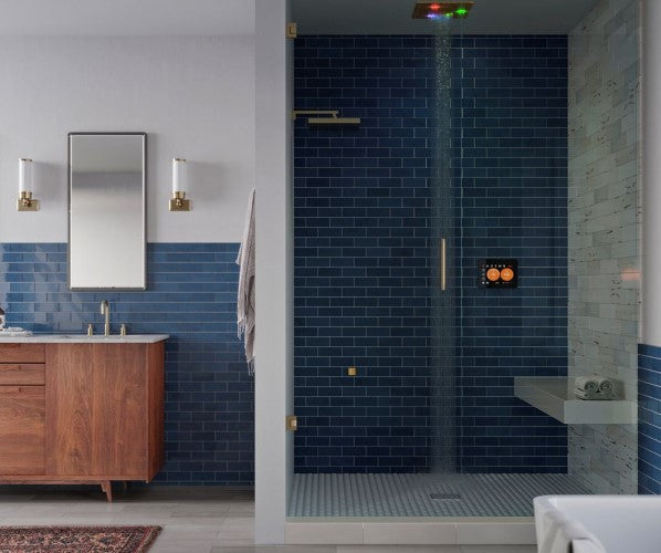 ThermaSol TWP10US Total Wellness Steam Shower Package – 10" ThermaTouch, Serenity 10 Rainhead, Digital Shower Valve, SteamVection Head