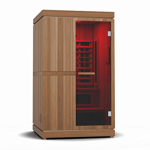 Finnmark FD-4 Trinity Infrared & Steam Sauna Combo – Full Spectrum, Red Light & Steam, 120V Plug & Play