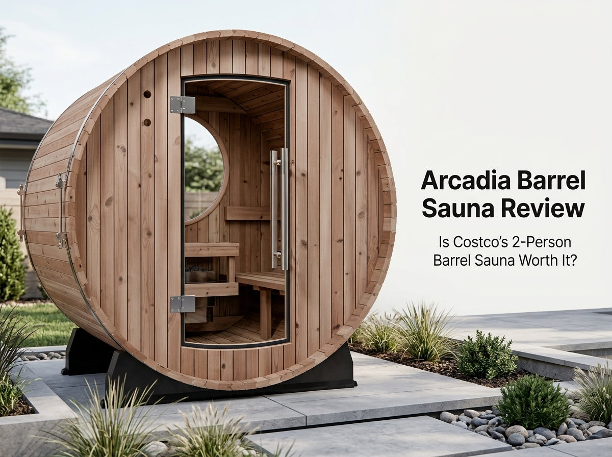 arcadia barrel sauna