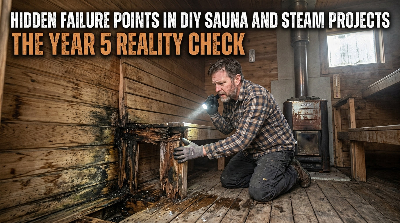 Hidden Failure Points in DIY Sauna and Steam Projects: The Year 5 Reality Check