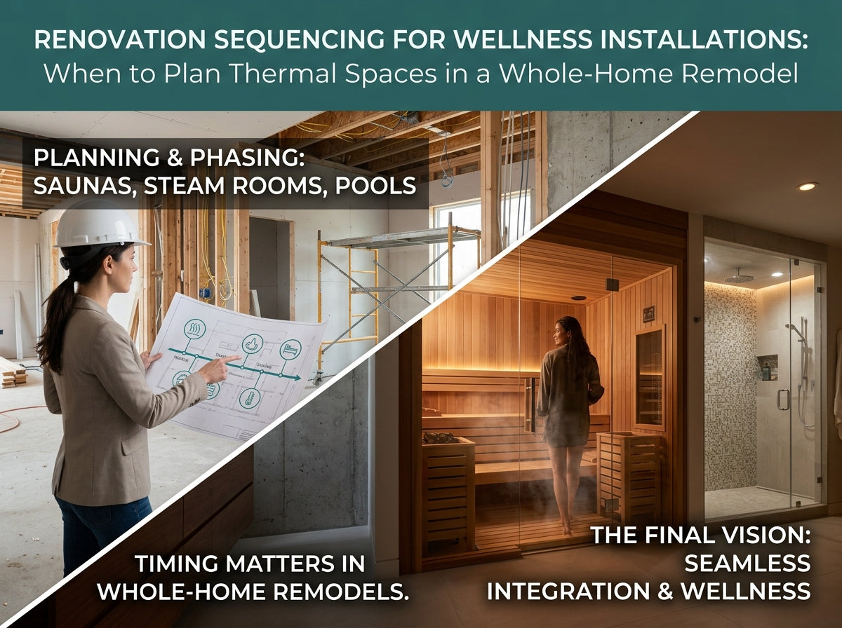 Renovation Sequencing for Wellness Installations: When to Plan Thermal Spaces in a Whole-Home Remodel