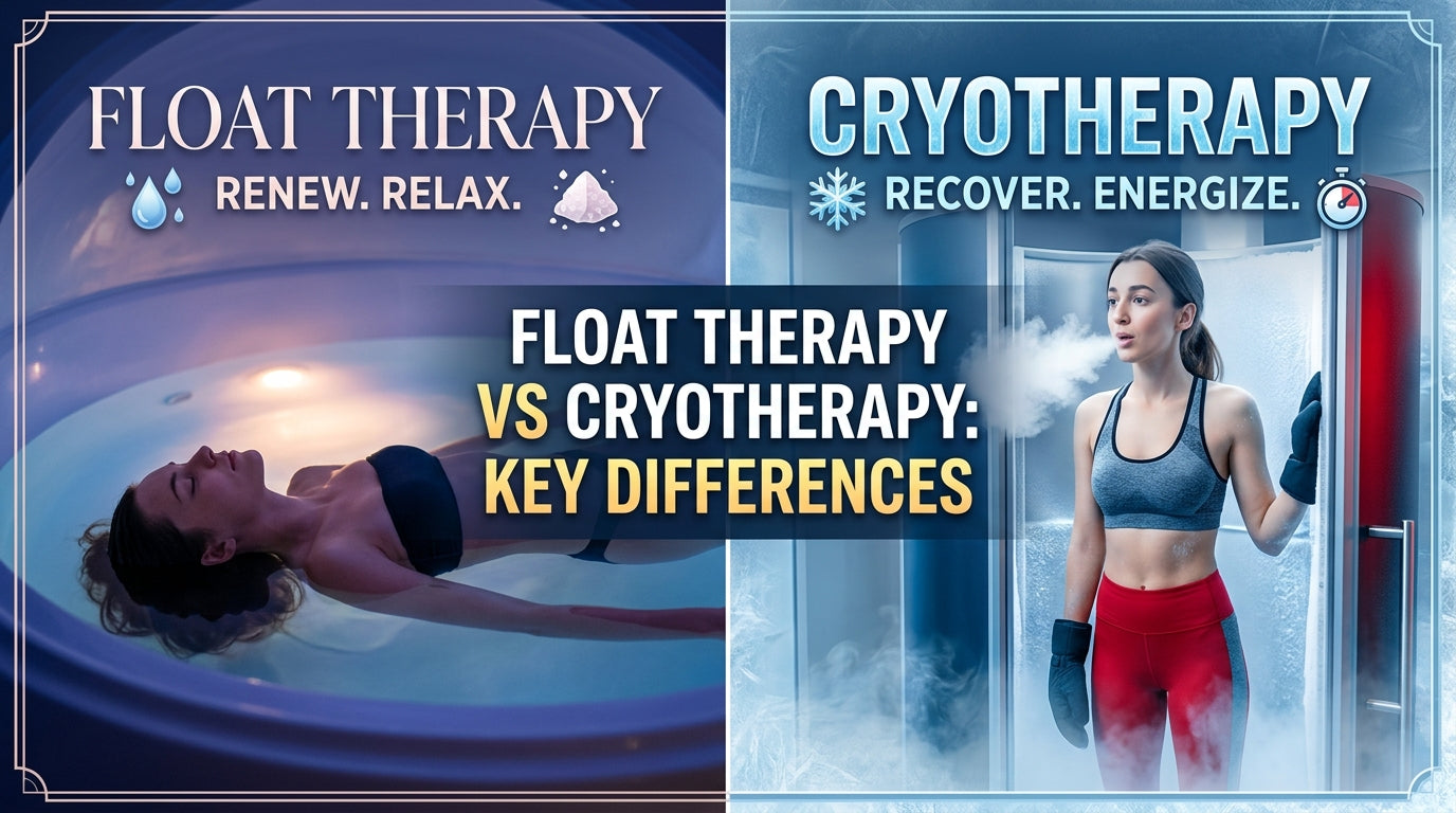 Float Therapy vs. Cryotherapy: Key Differences Explained