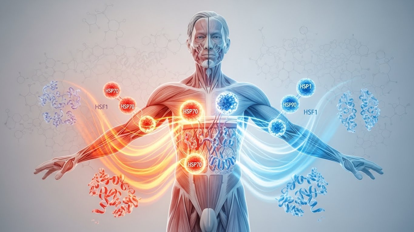 The Human Heat Shock Response After Midlife: Age-Related Changes in HSP Expression and What They Mean for Sauna, Cold, and Exercise Use