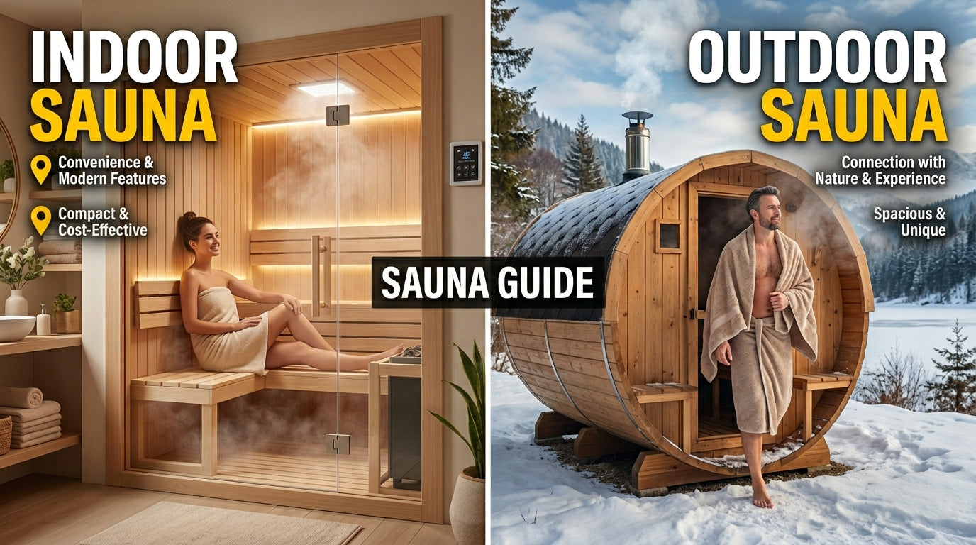 Indoor vs. Outdoor Sauna Guide: The Ultimate Comparison