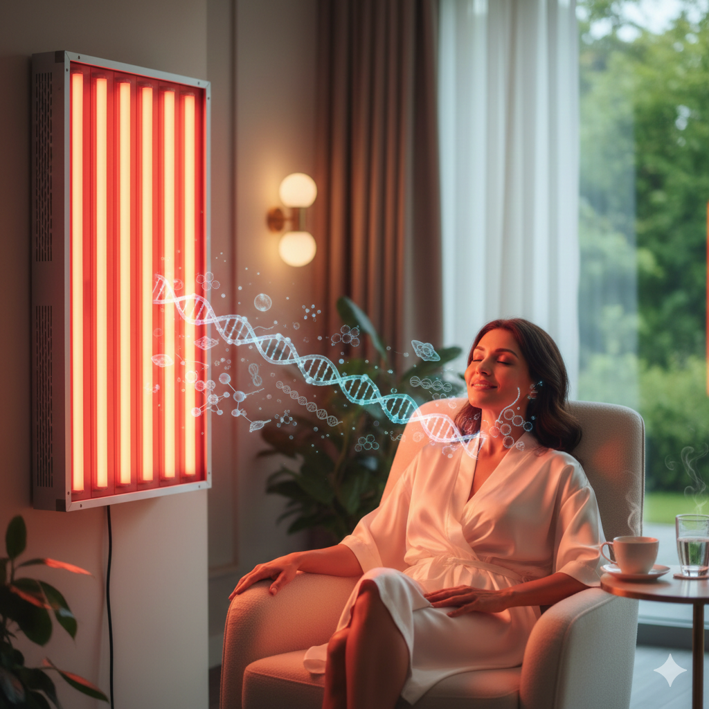 woman-sitting-using-red-light-therapy-panel