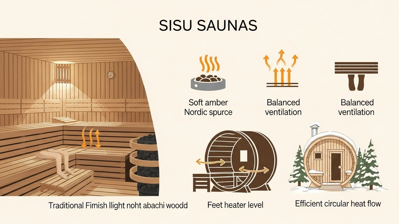 sisu saunas infographic