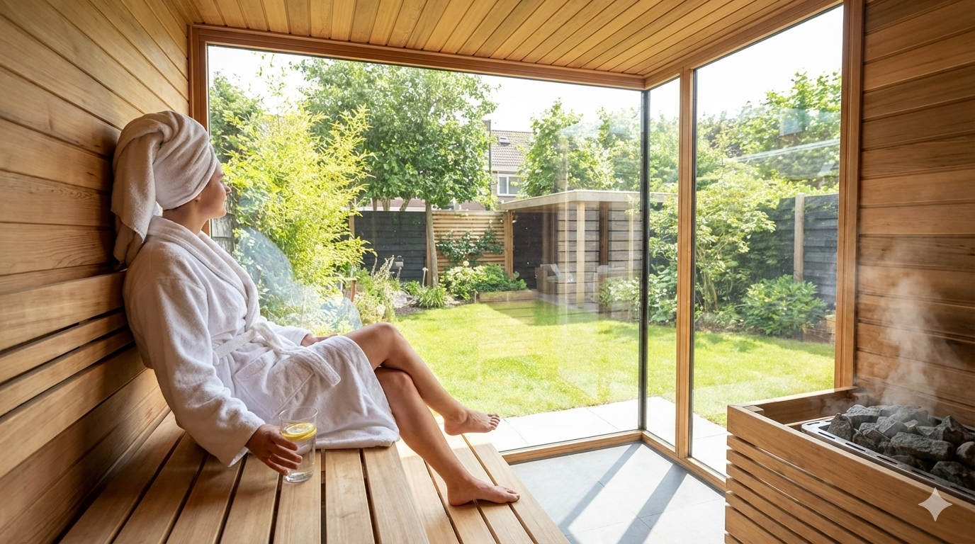 sauna-woman