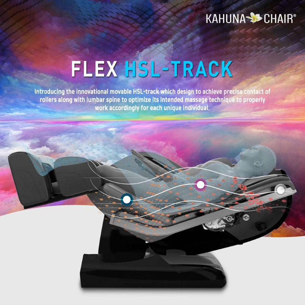Kahuna Chair SM-9300 Premium 4D Massage Chair with Body Scan & Dual Heating